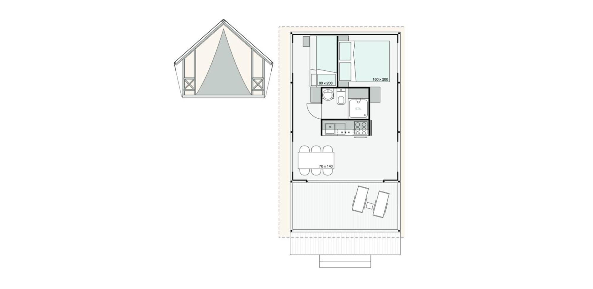 Camp Dole Zivogosce - Mobile Home And Glamping Tent المظهر الخارجي الصورة